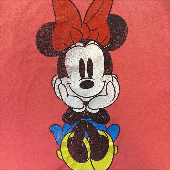 Disney Minnie Mouse Coral Tank Top - Size Medium - Picture 2 of 6
